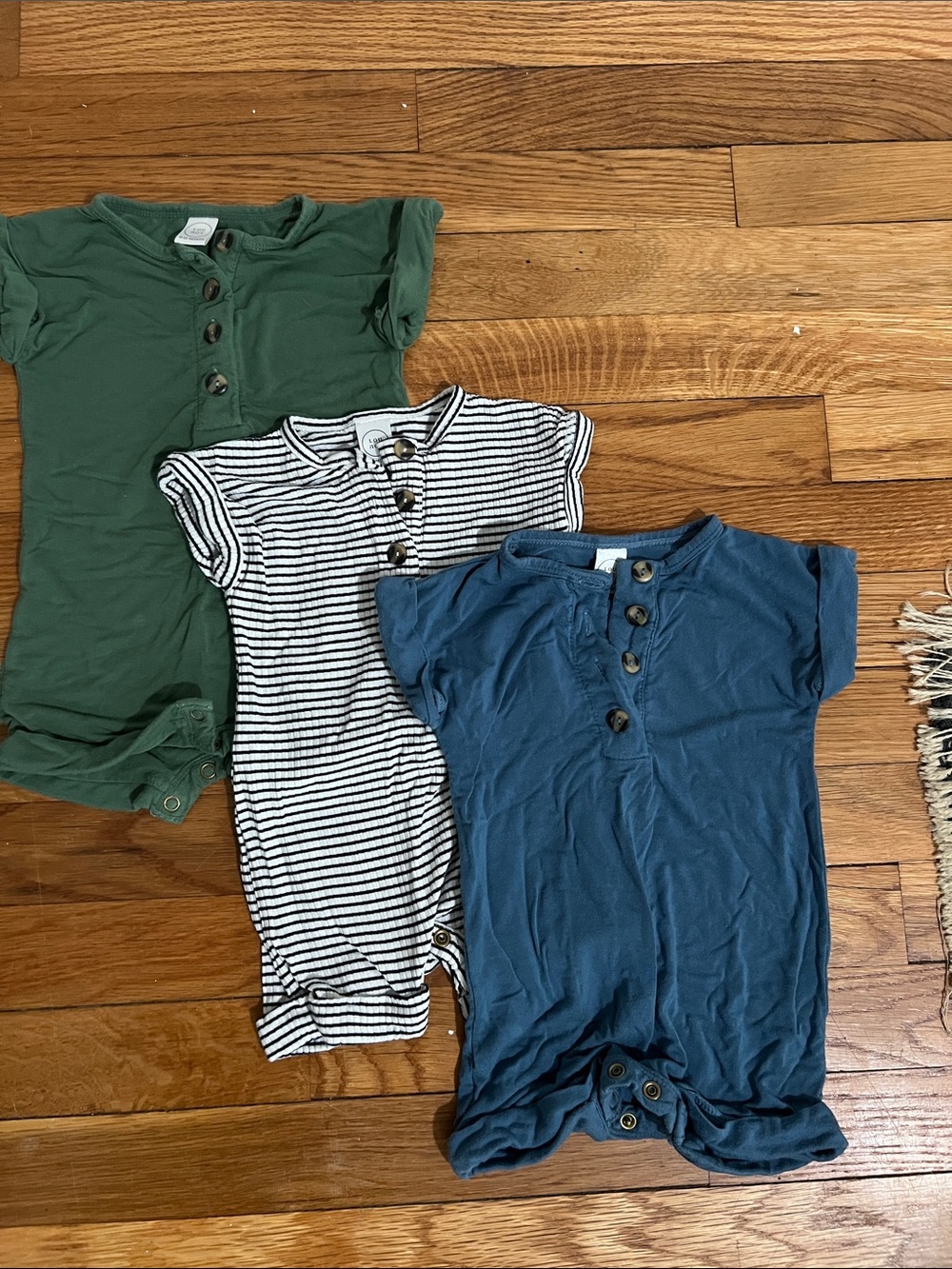 Lou Lou & Co- Set of Three Baby rompers